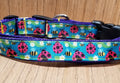 Ladybug Martingale Dog Collar
