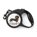 Retractable Dog Leash - Dachshund Design