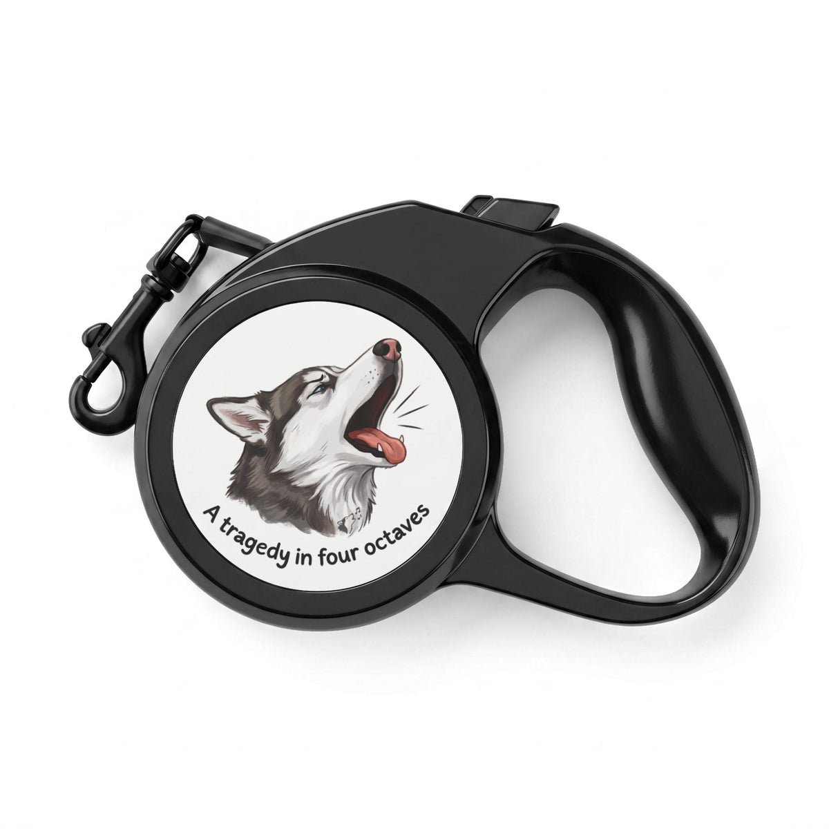 Retractable Dog Leash - Husky Design