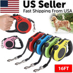 Automatic Retractable Dog Leash - 16.5ft