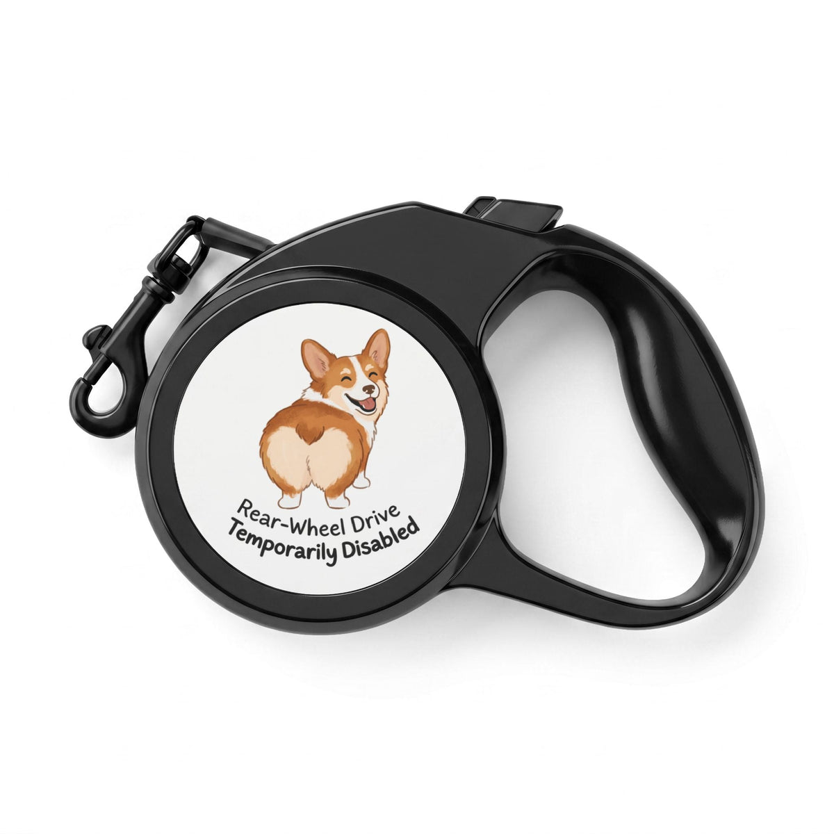 Retractable Dog Leash - Corgi Design