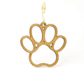 Dog Paw Holiday Ornament - Made in USA