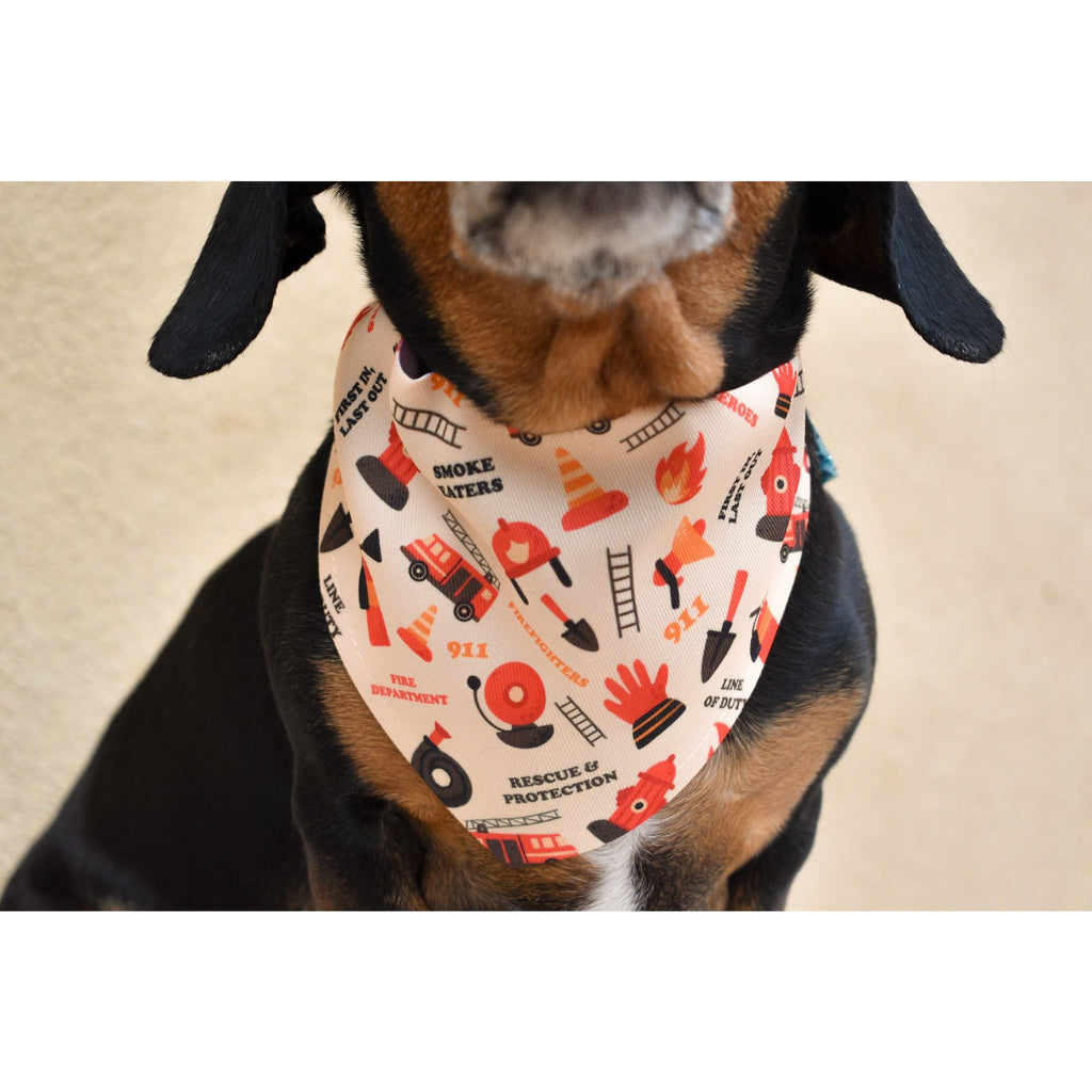 Firefighter Support Dog Bandana