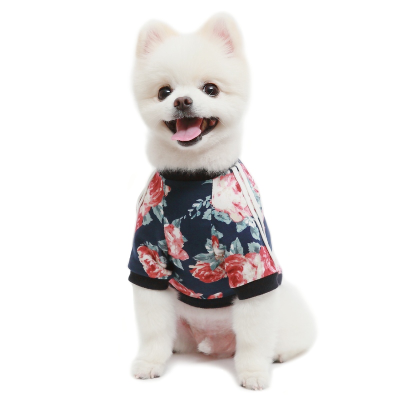 Flower Jersey Dog T-Shirt