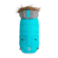 Winter Sailor Dog Parka - Aqua