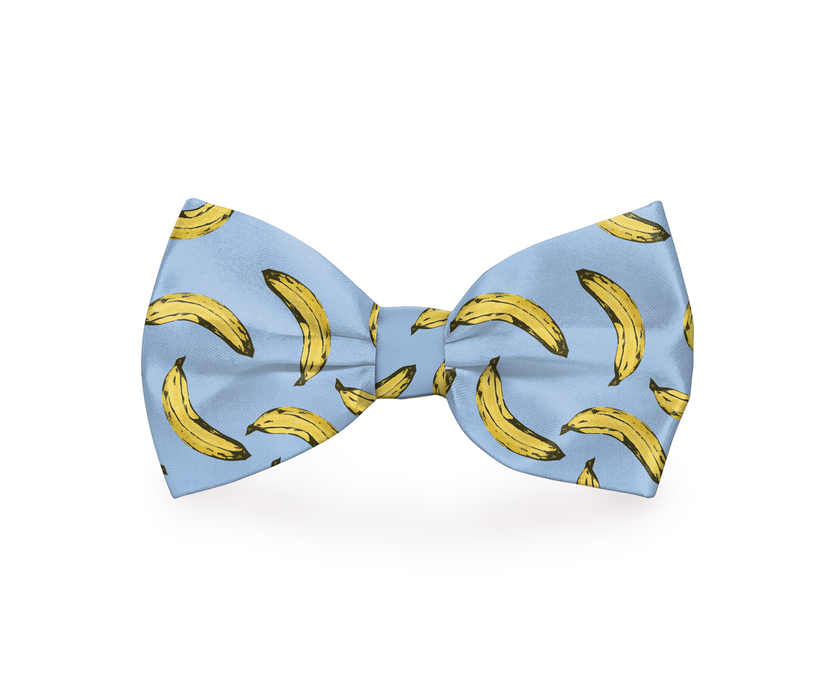 Nœud papillon pour chien banane