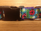 Ladybug Martingale Dog Collar