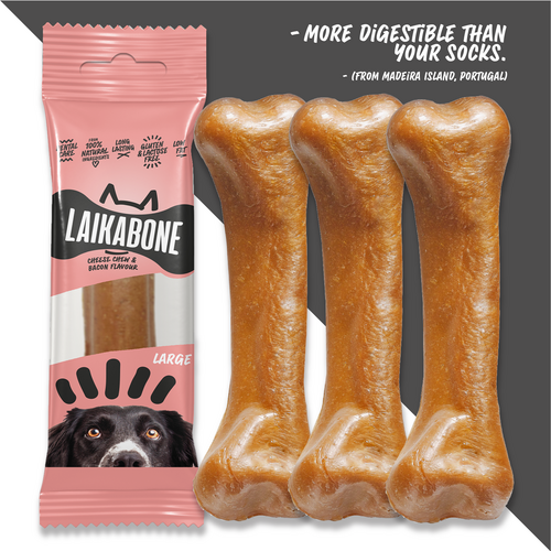 Cheese & Ham/Bacon Dog Chews (Box)