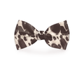Nœud papillon pour chien à motif vache