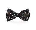 Nœud papillon pour chien motif notes de musique