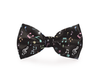 Nœud papillon pour chien motif notes de musique