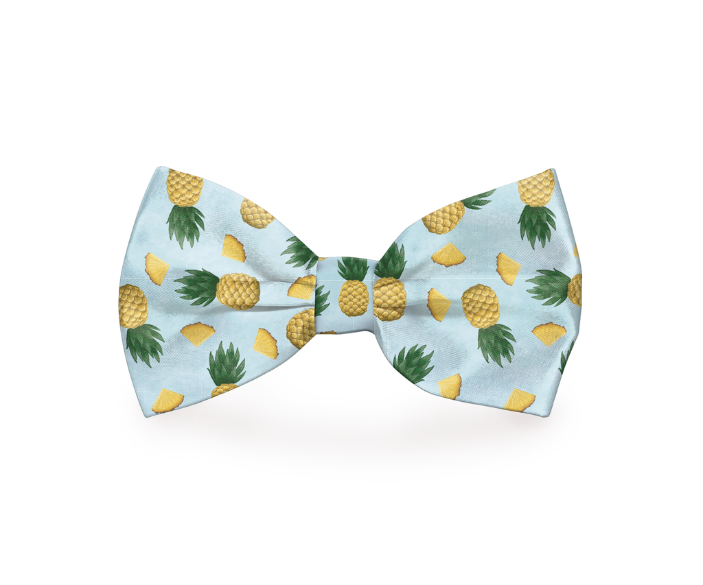 Nœud papillon pour chien motif ananas « Tropic Like It's Hot »