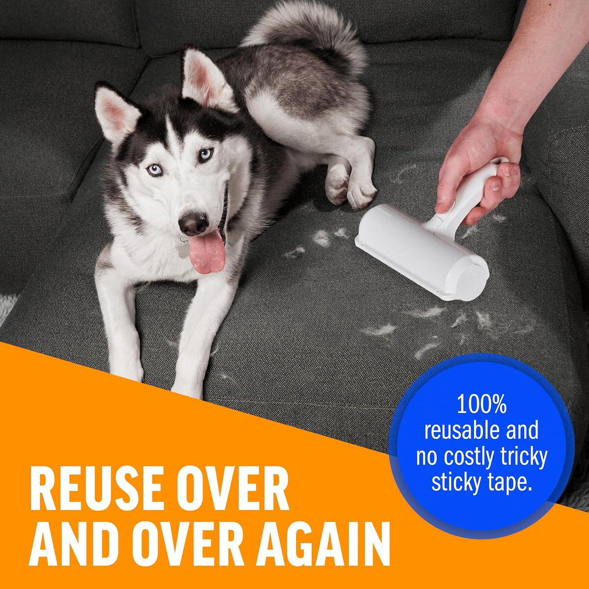 Reusable Pet Hair Remover Roller