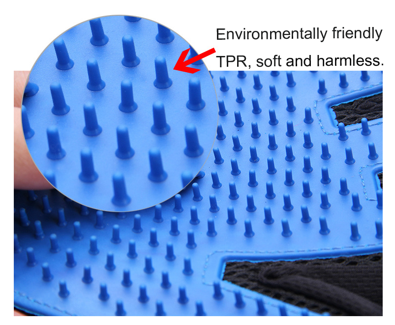 Pet Hair Remover Grooming Gloves