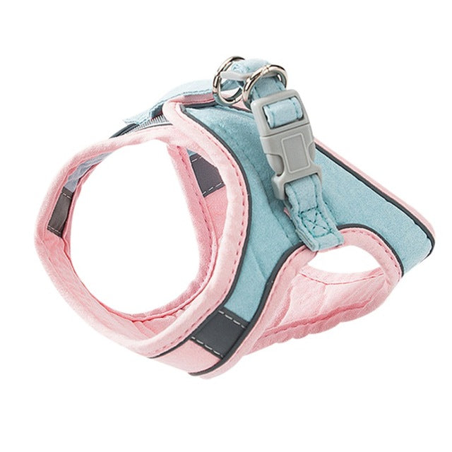 Adjustable Cat Harness with Leash Set