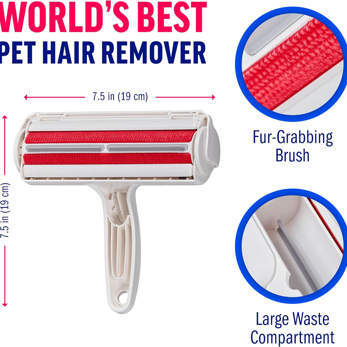 Reusable Pet Hair Remover Roller