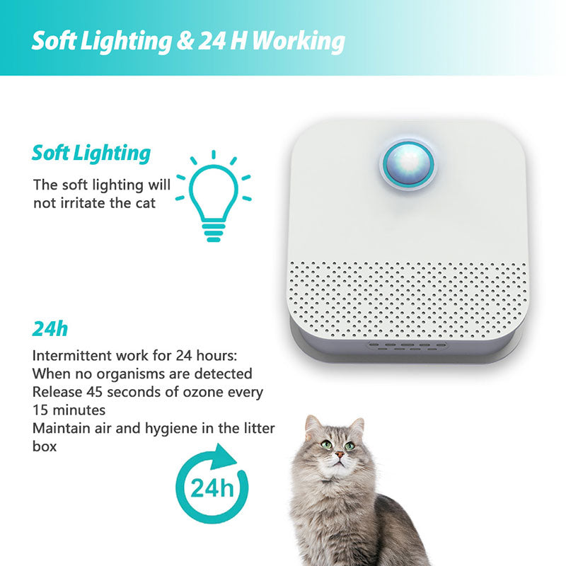 Smart Cat Litter Box Odor Purifier