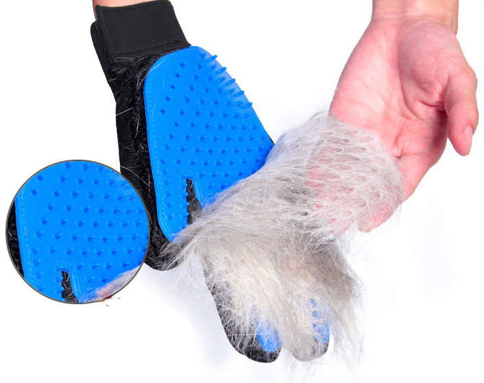 Pet Hair Remover Grooming Gloves