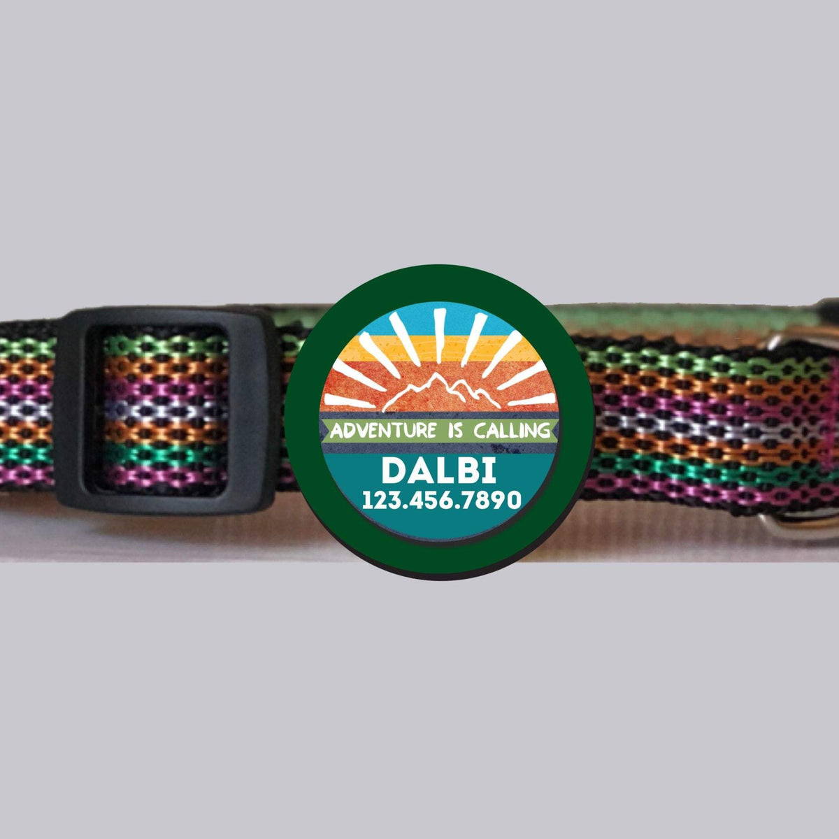 Adventure Is Calling Silent Pet ID Tag