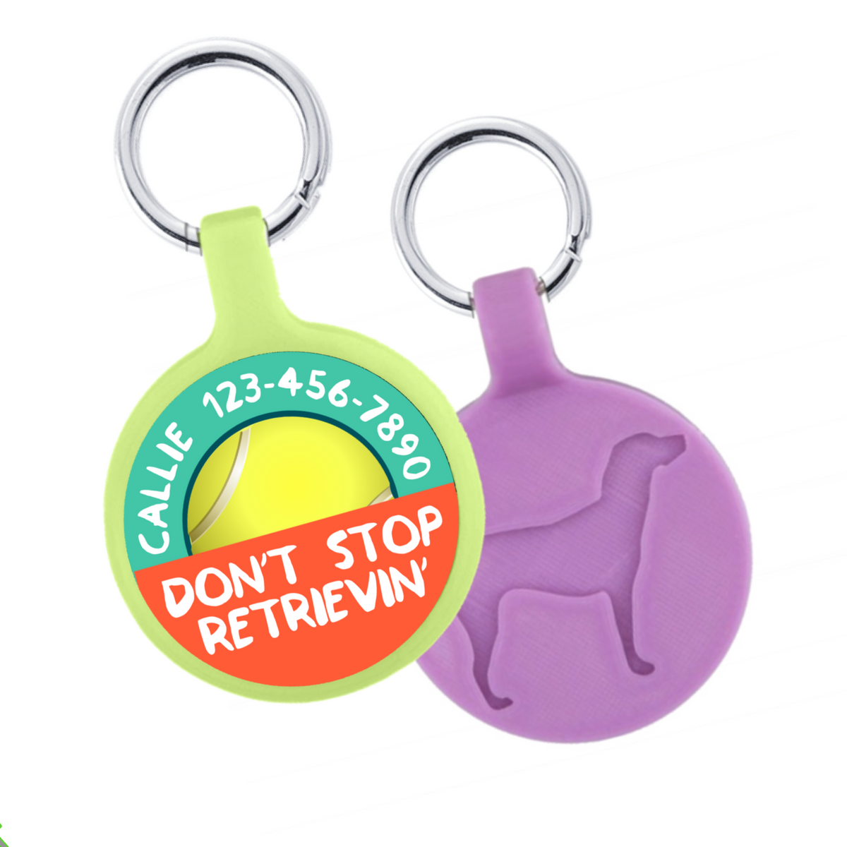 Personalized Pet ID Tag - Choose Your Color