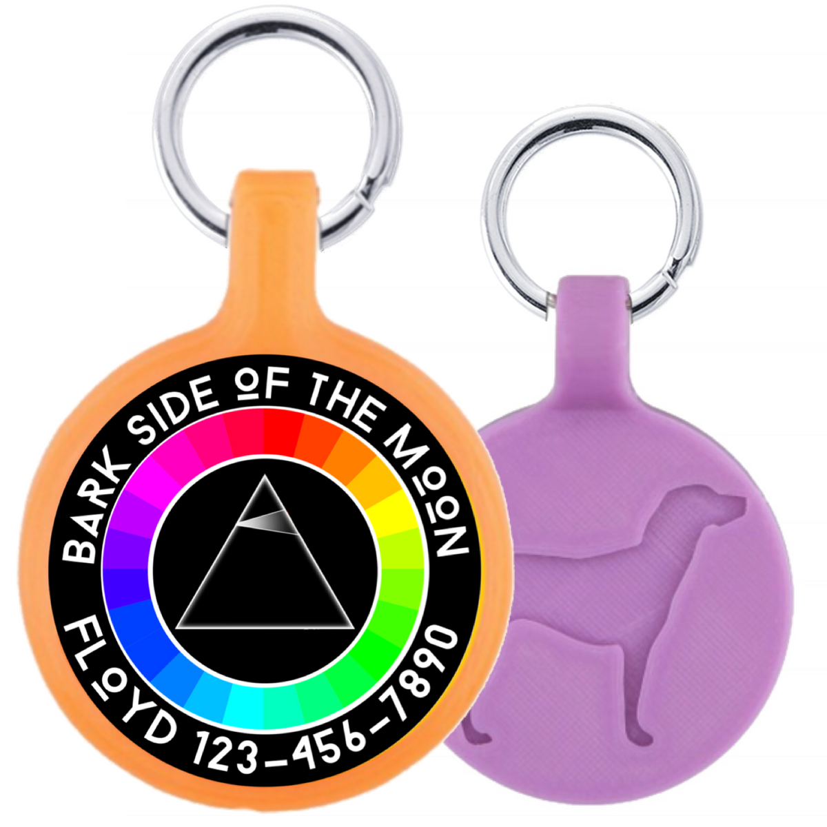 Bark Side of the Moon Pet ID Tag