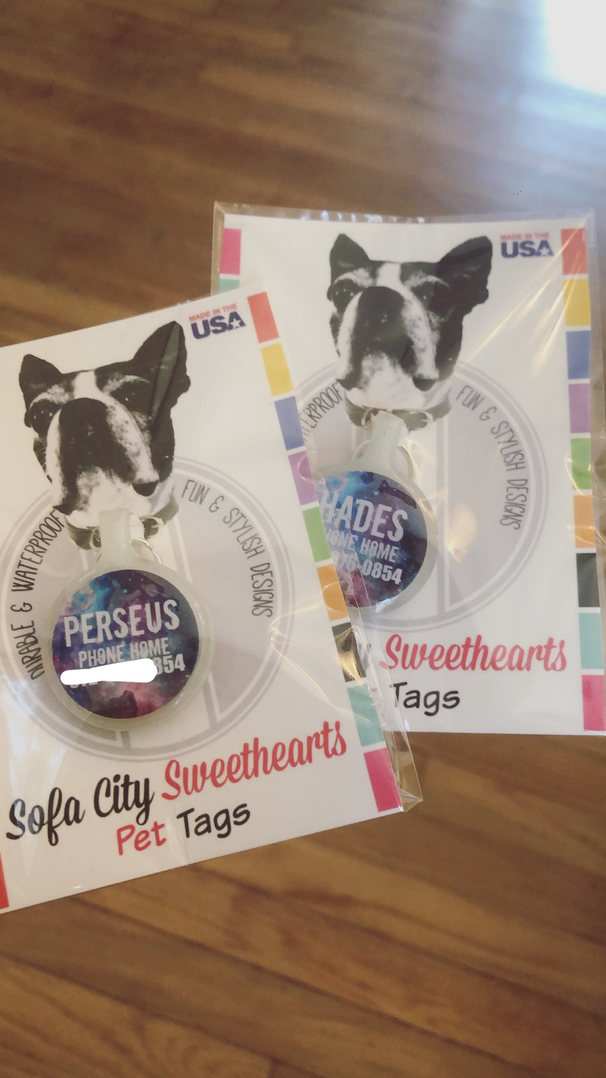 Galaxy Pet ID Tag - Choose Your Color
