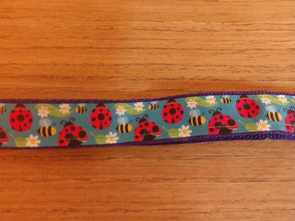 Ladybug Martingale Dog Collar