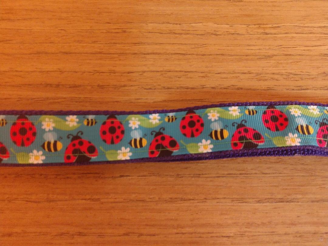 Ladybug Martingale Dog Collar